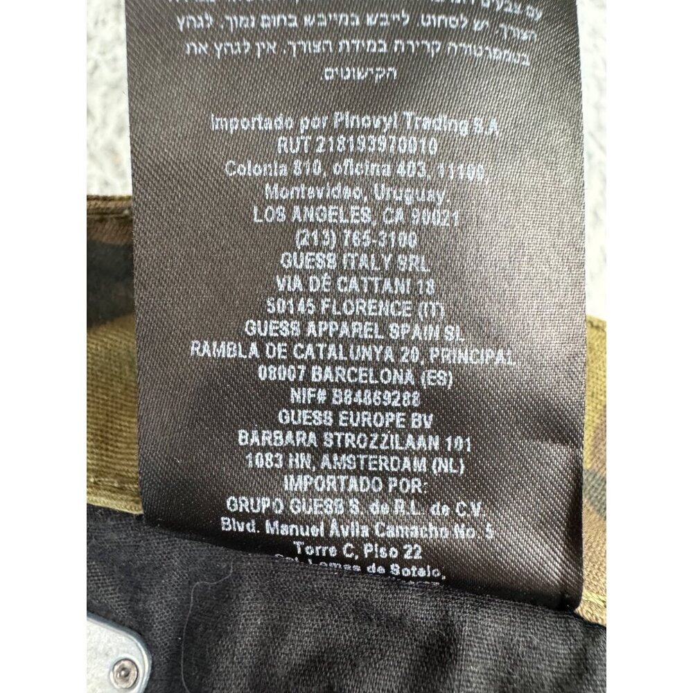 GBG Los Angeles Mens Camo Cargo Shorts Size 32 With Zipper Pockets - PreOwned - Picture 6 of 14